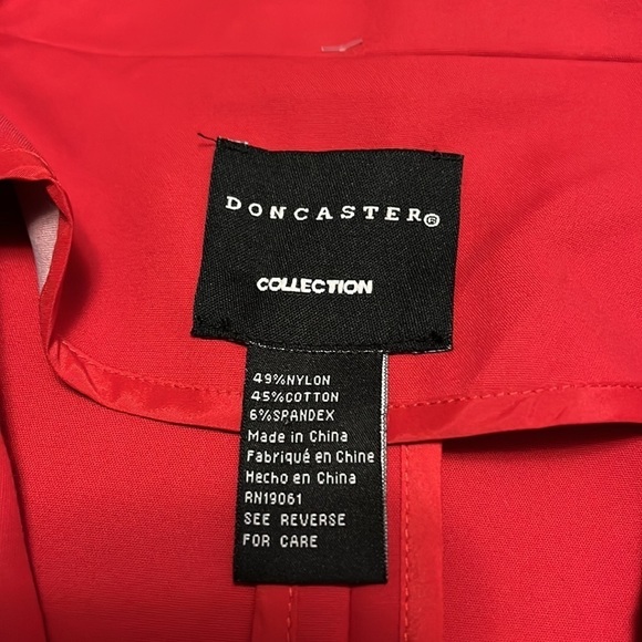 Doncaster collection red sleeveless nylon dress - Picture 6 of 11